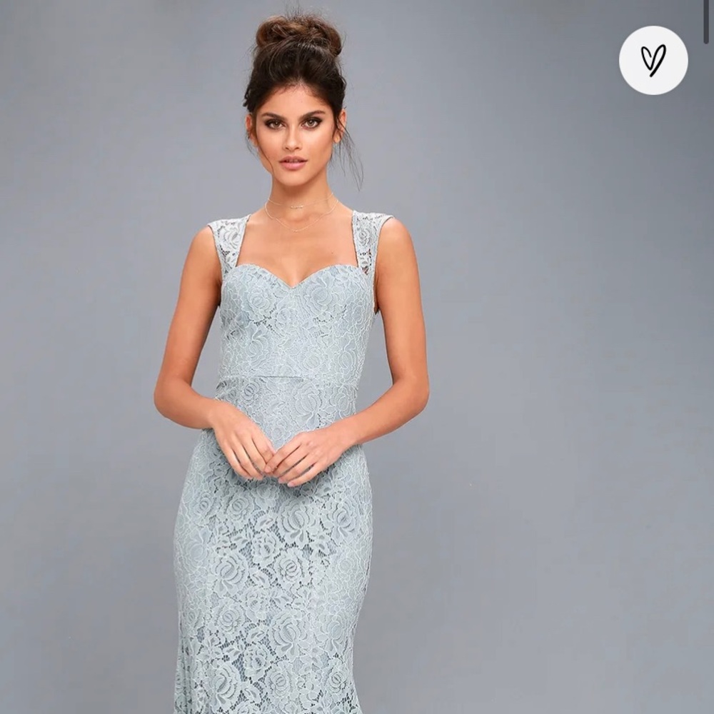 Lulus Slate Blue Maxi Dress